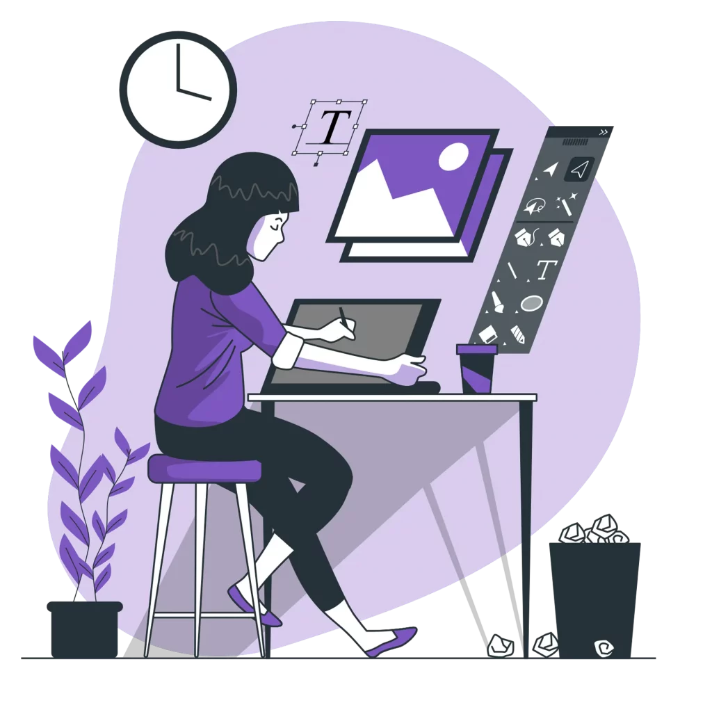 bannière page motion design