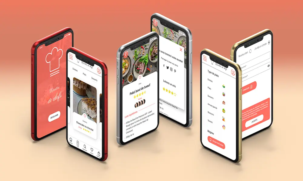 téléphone pages site cuisine de chefs